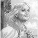 Portrait of Queen Alysanne Targaryen, age 64, at Dragonstone.